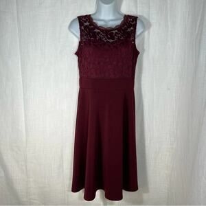 Amyfeel Lace Frill‎ Front Party Dress